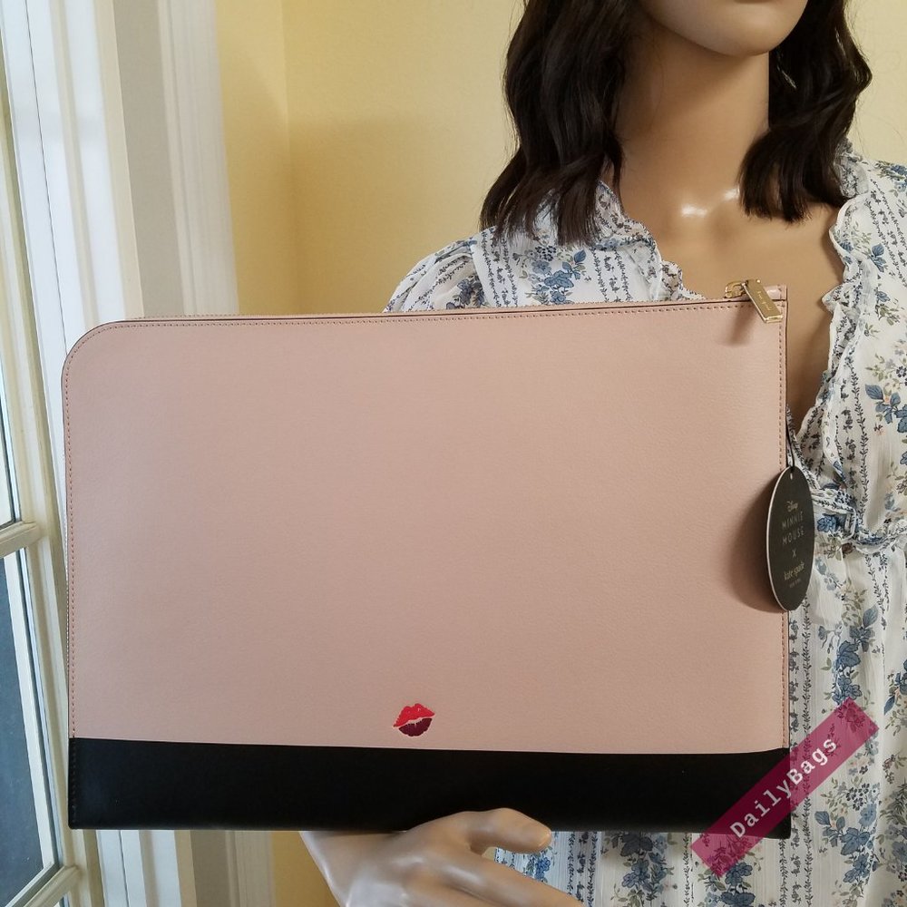 KATE SPADE L-ZIP MINNIE MOUSE LAPTOP CASE SLEEVE - Picture 7 of 14